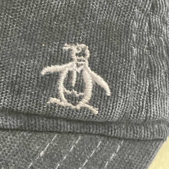 Penguin By Munsingwear Hat Cap Suede Feel Strapback Embroidered Logo Poly Blend - Picture 6 of 9